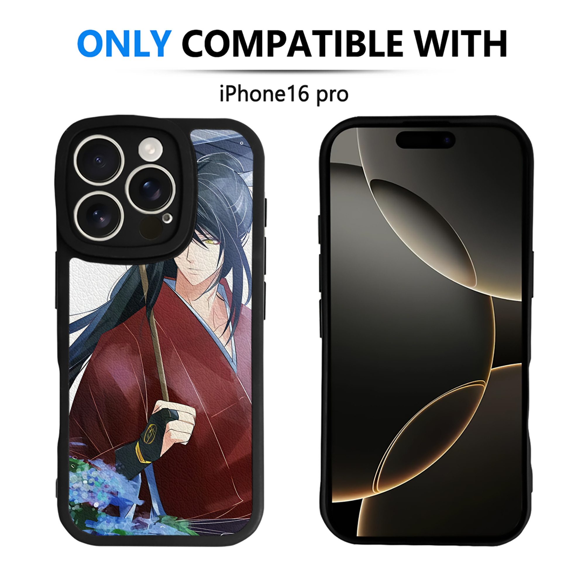 （画像用） 刀剣乱舞 Touken Ranbu 【iPhone 16シリーズ対応】シリコンスマホケース（レザー調） 材質：シリコン